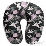 Travel Pillow Tropical Night Memory Foam U Neck Pillow for Lightweight Support in Airplane Car Train Bus - B07V733R25
